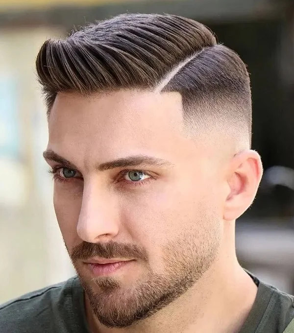 Comb over fade