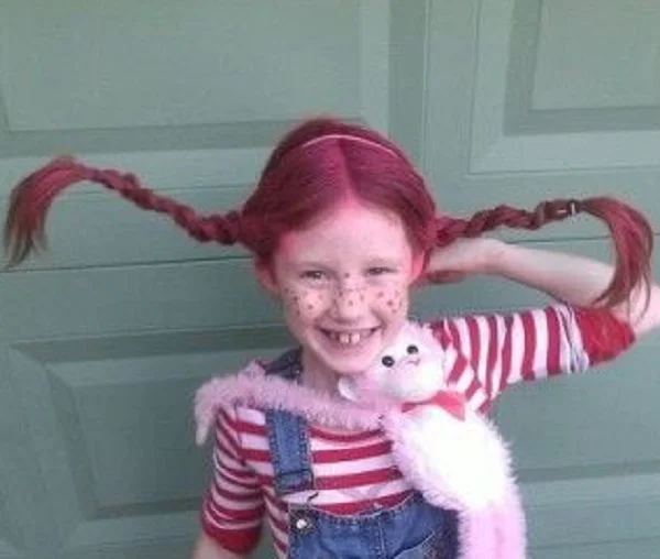 Pippi Longstocking Braids