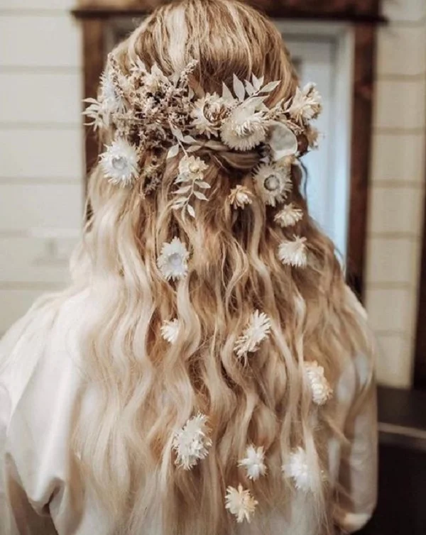 Fryzura w stylu boho