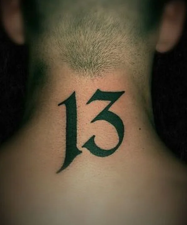 tatuaż 13 Blackwork
