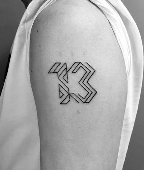tatuaż 13 Geometria
