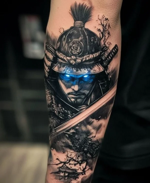 Tatuaż Samuraj Realizm