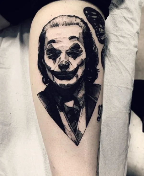 Tatuaż Joker Blackwork