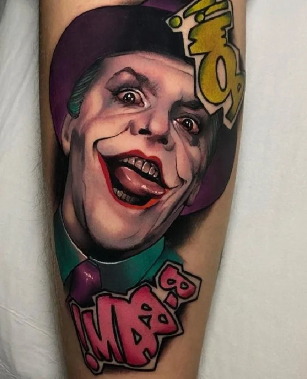 Tatuaż Joker Realizm