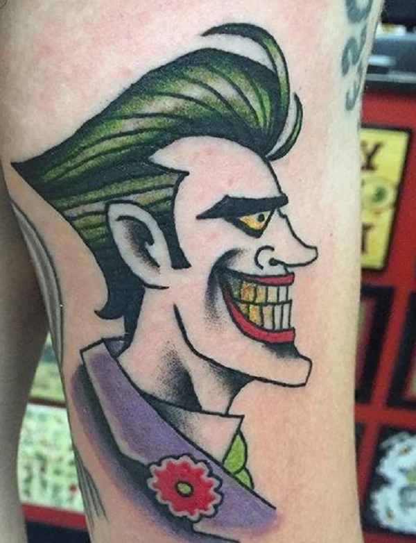 Tatuaż Joker Styl Tradycyjny