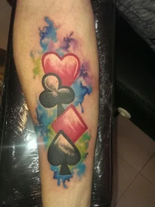 Tattoo 4 Aces Akwarela