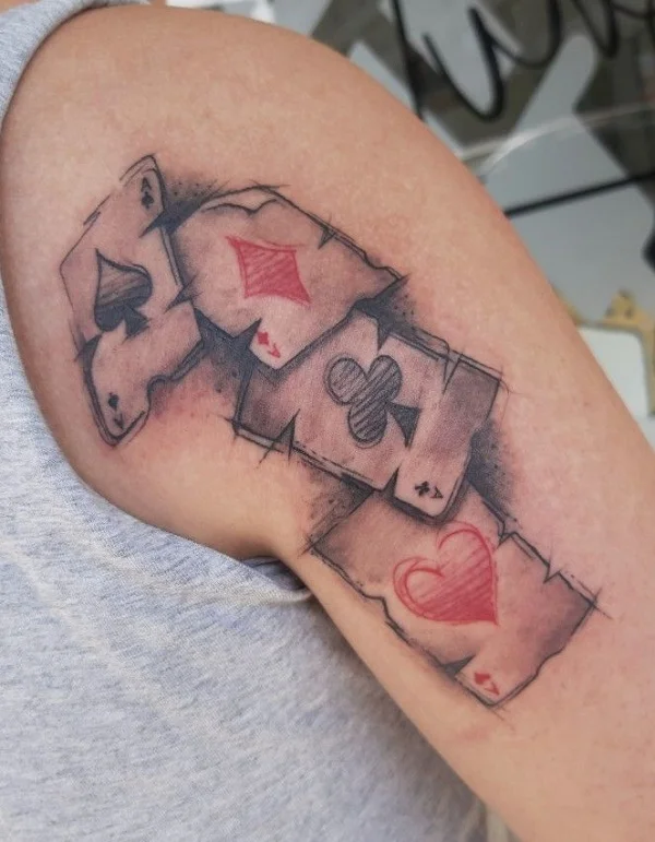 Tattoo 4 Aces Styl Geometryczny