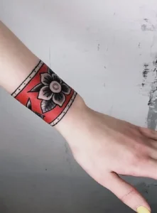 Tatuaż paski Styl Tradycyjny